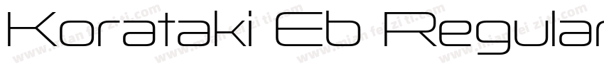 Korataki Eb Regular字体转换